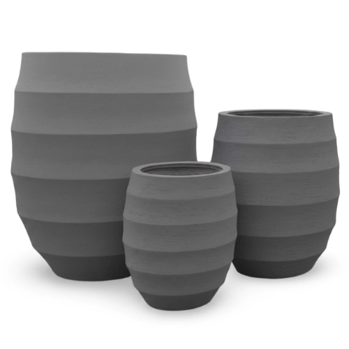 9908 - JUMBO Vase / 3-er Set