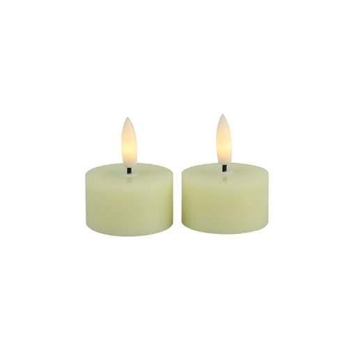 330 - LED Echtwachs Teelicht / 2-er Set