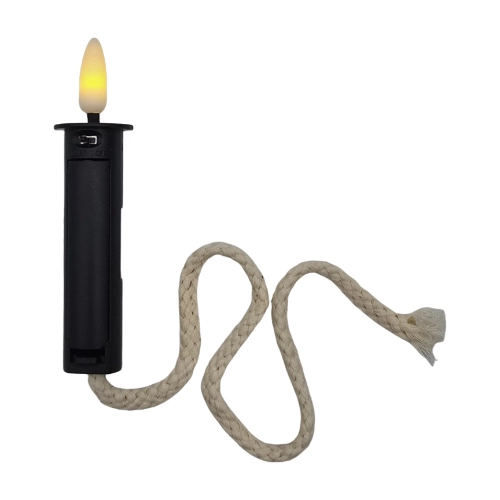 356 - LED Flaschenkorken mit Flamme & Seil