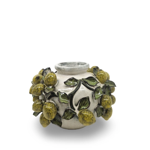 3916 - Vase mit Zitronen