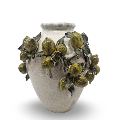 3917 - Vase mit Zitronen