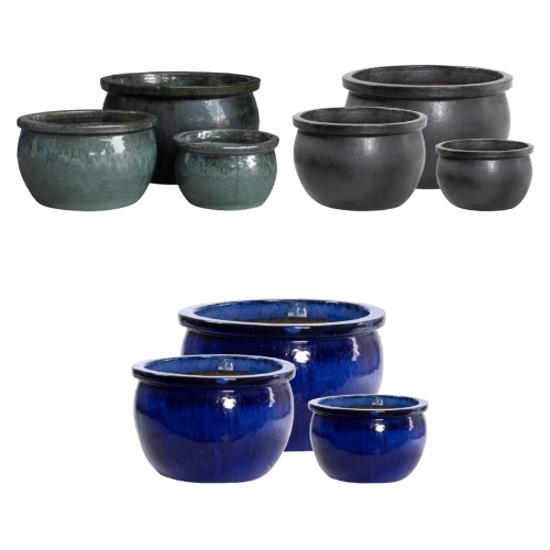 4099 - Topf / 3-er Set / 3-fach sortiert